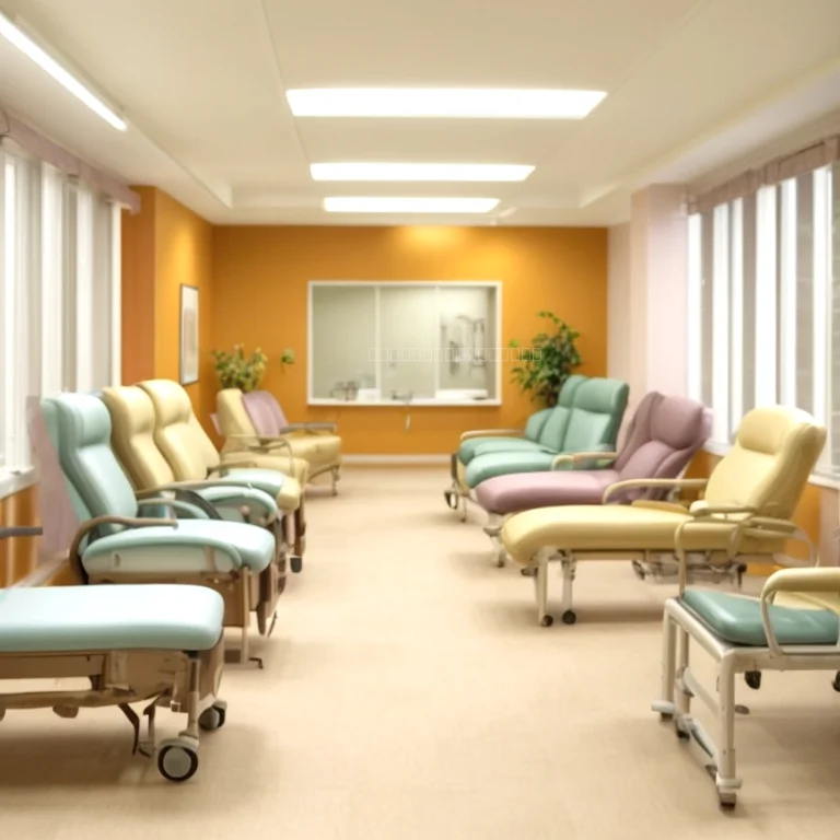 高齢者の健康管理を支援する施設内部の写真